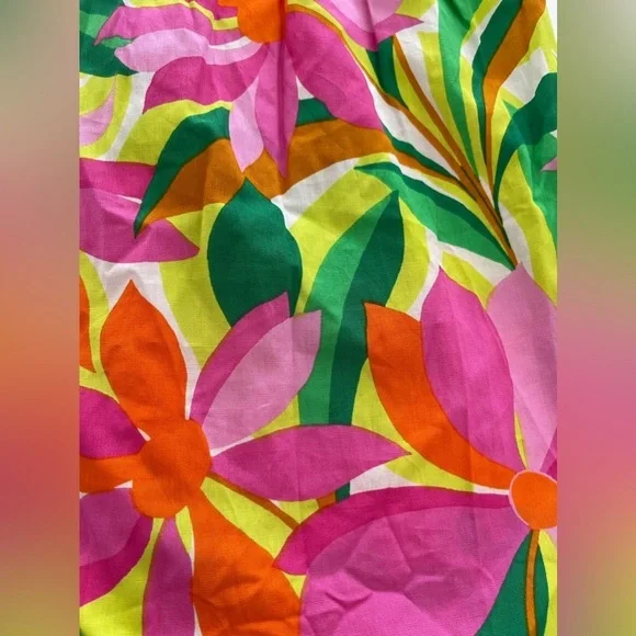 FLYING TOMATO PLUS SIZE PRINTED POPLIN SKIRT size L - Picture 9 of 11